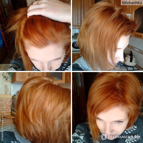 Чем можно закрасить средне рыжие волосы