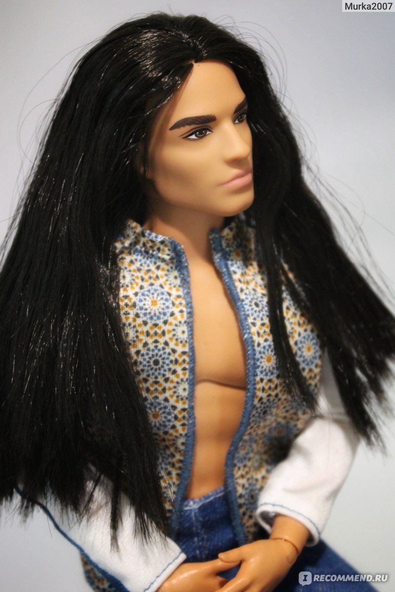 Barbie Кукла Кен Looks с длинными волосами HCB79 фото