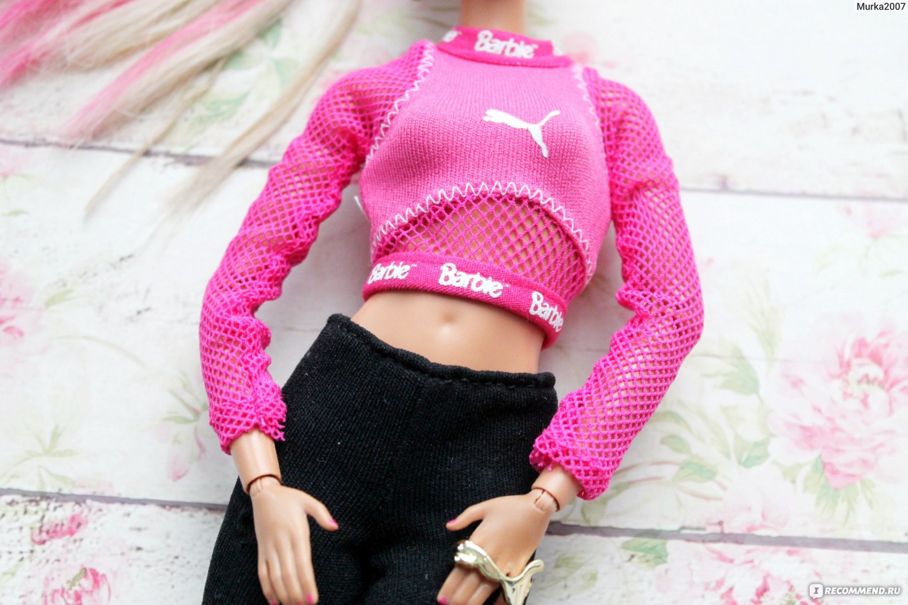 Puma barbie outlet crop top