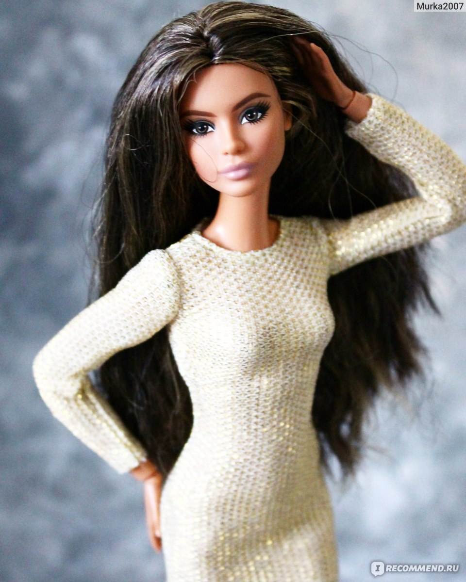Mattel Barbie Looks 2021 Brunette Wavy Hair GTD89/Барби Лукс брюнетка GTD89 фото