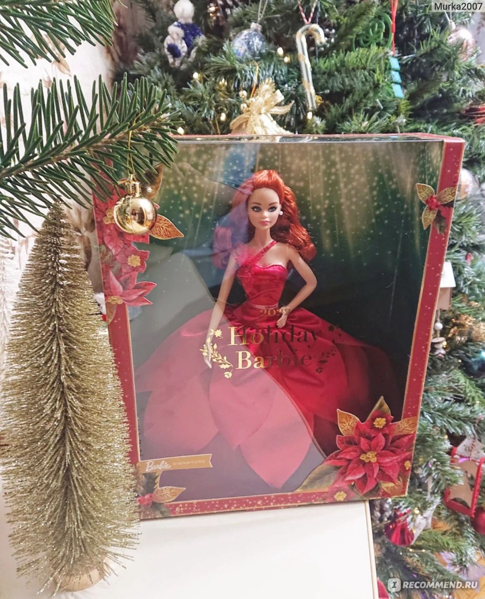 Mattel Кукла Barbie Holiday 2022 Red Hair - «Эксклюзив по цене крыла  самолета. Роскошная, рождественская кукла Барби, на редком молде. » | отзывы