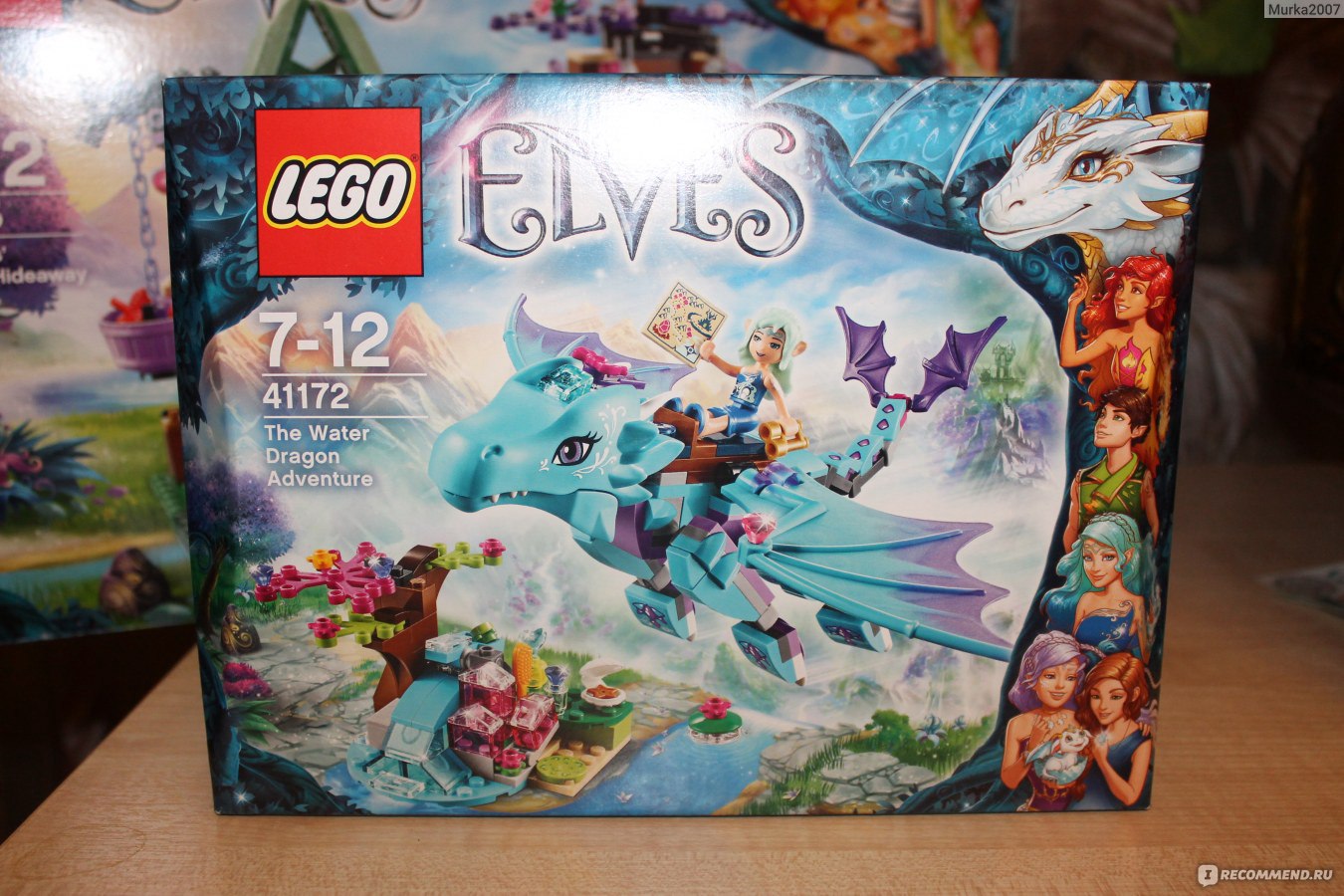 Lego Elves 41172 Приключения дракона Воды - «Очаровательный, утонченный и  красивый дракончик и его спутница! Прекрасный подарок моей доченьке. Привел  в восторг и ее и меня! Много фото, описание, личные советы.» | отзывы