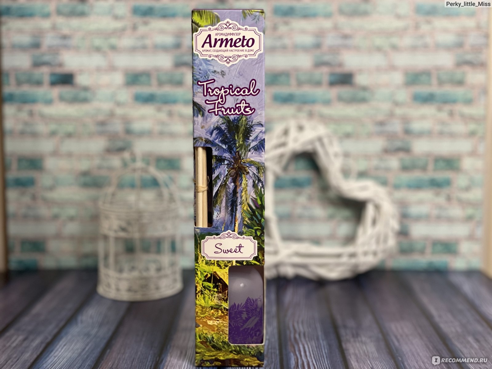 Ароматизатор Armeto декоративный Tropical Fruits - «Не подошел для комнаты,  а вот для санузла в самый раз. Теперь у меня там личный тропический рай😂»  | отзывы