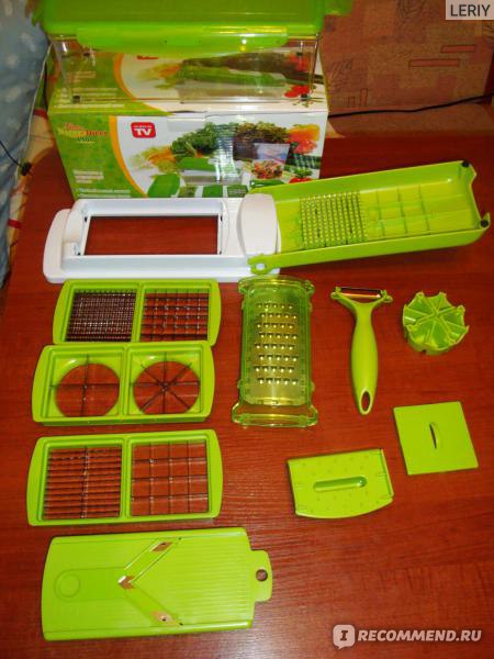 Универсальная овощерезка Genius! Nicer Dicer Plus - «Задумка супер, но ...