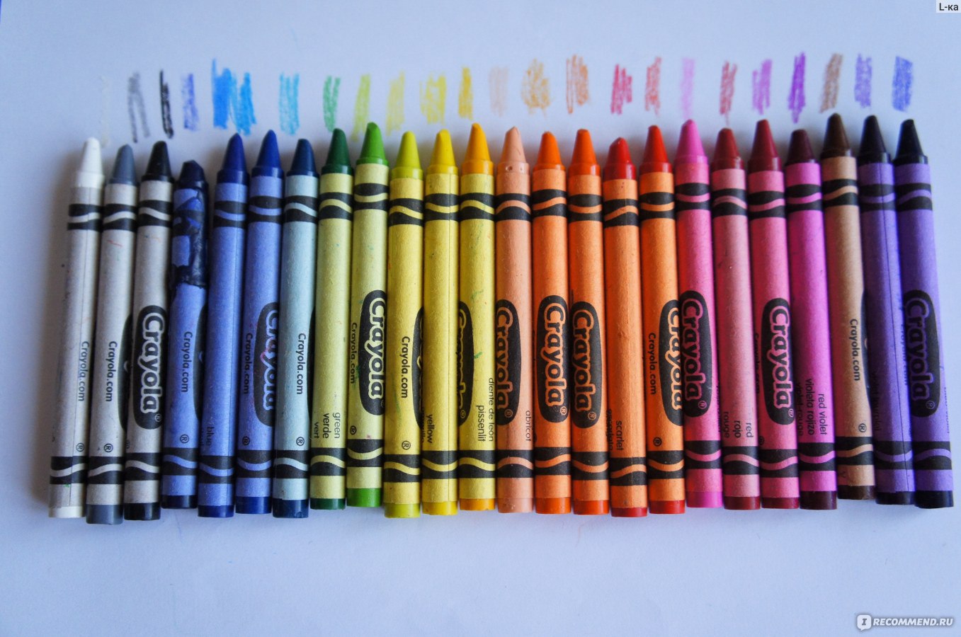 Crayola Восковые смываемые мелки - «Радуга в доме» | отзывы