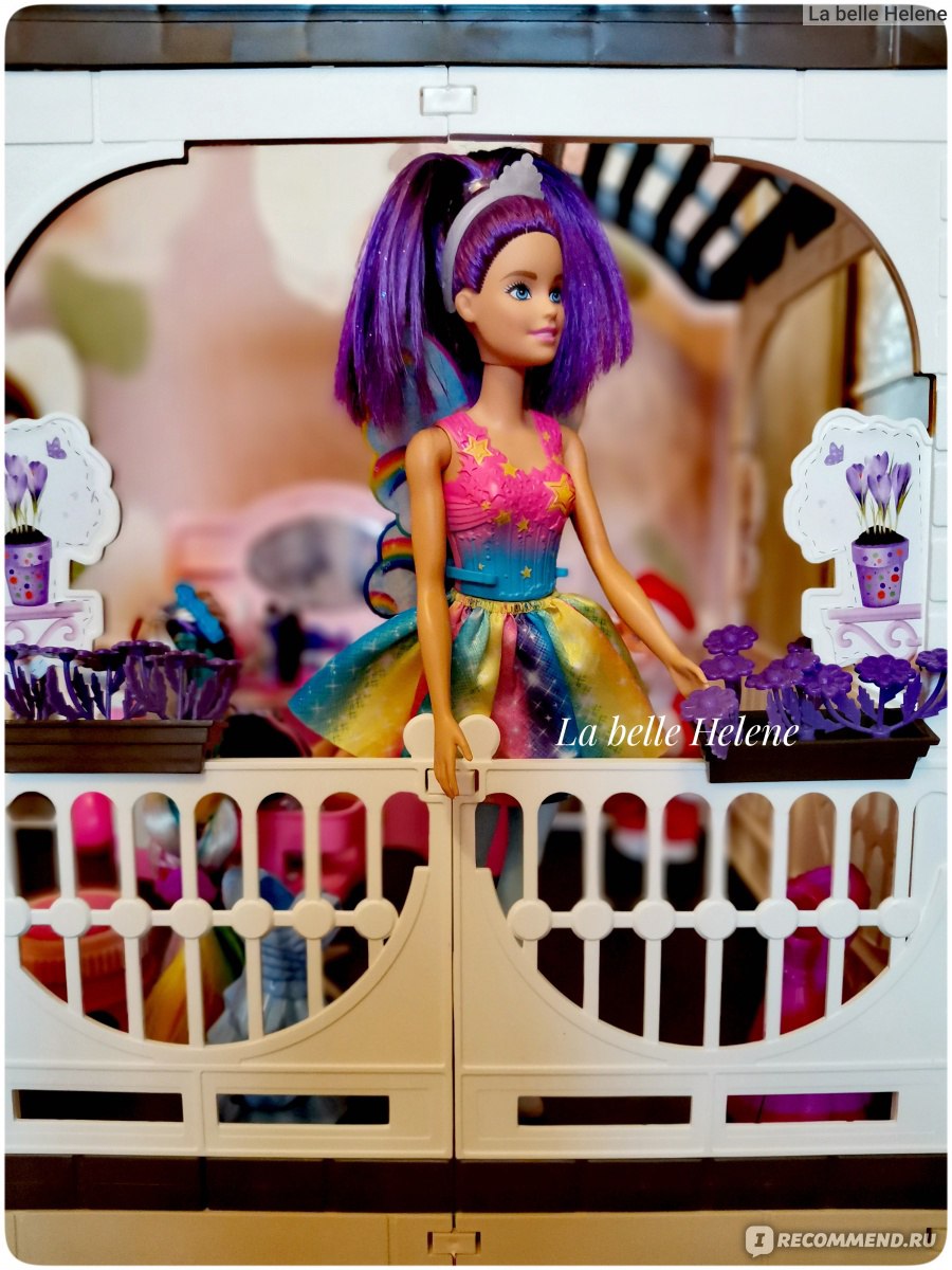 Mattel Barbie Dreamtopia Fairy Волшебная Фея FJC85 - «?Фея Сапфира с яркими  фиолетовыми волосами: популярный милый молд и нежные крылышки ➡️ Примерим  новые образы» | отзывы