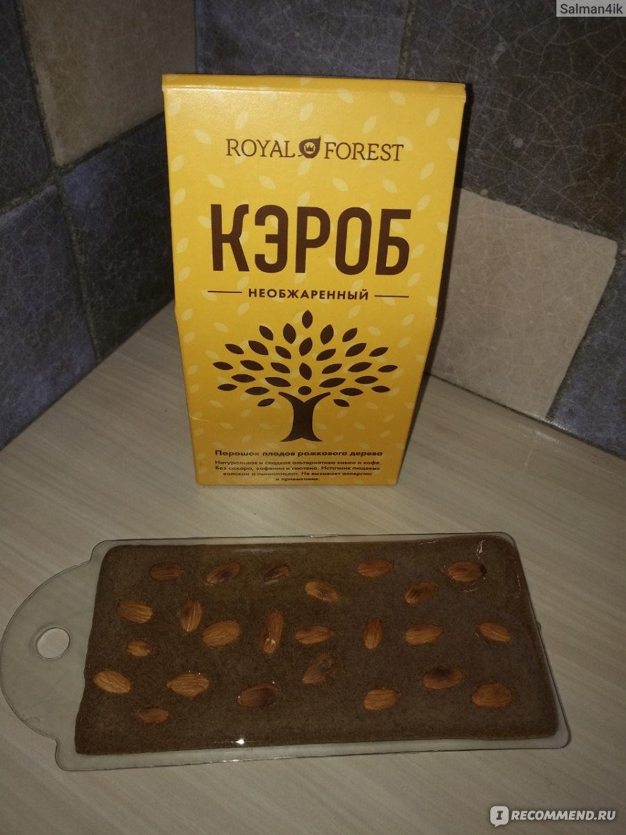 Шоколад без сахара Royal Forest