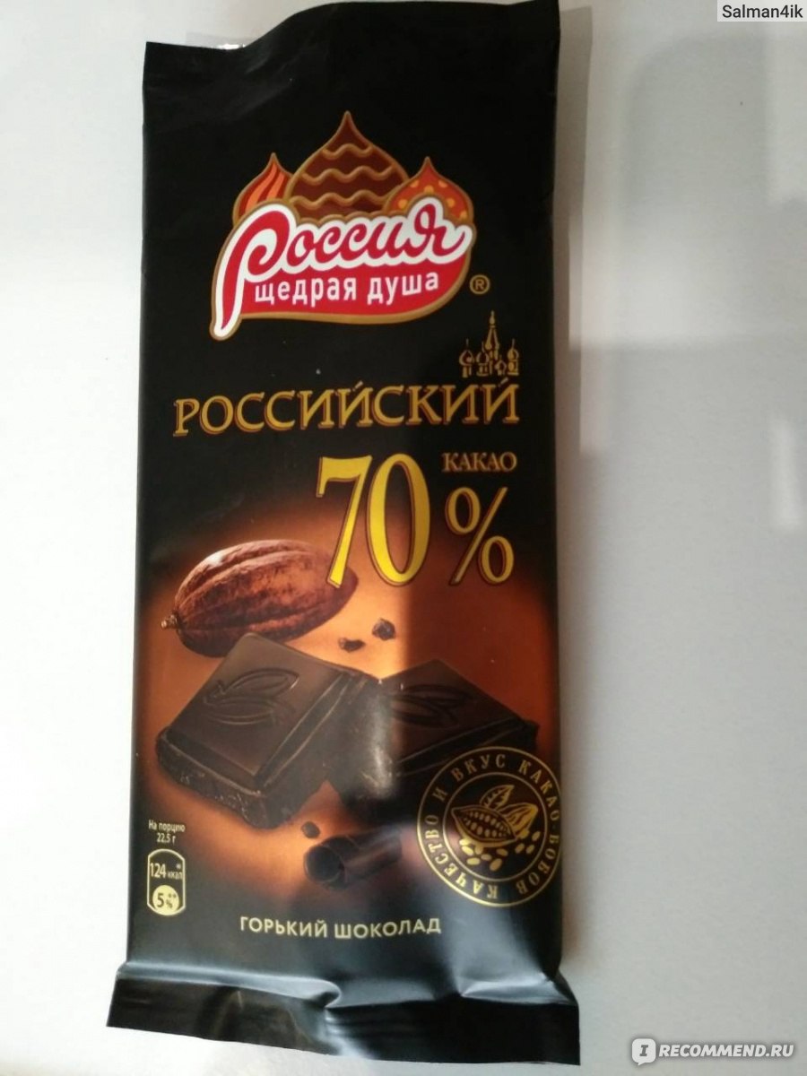Самые любимые марки шоколада в России