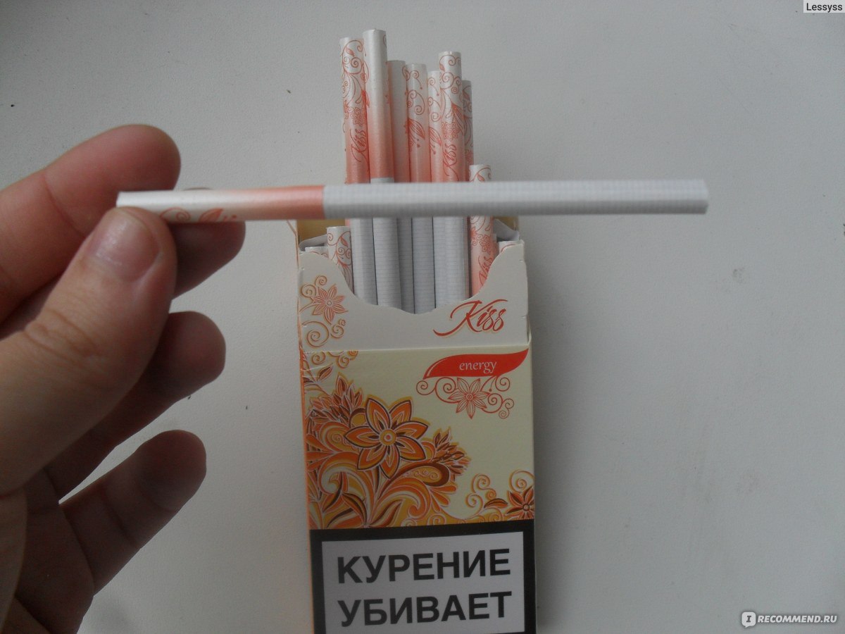 Вкусы сигарет Кисс Energy