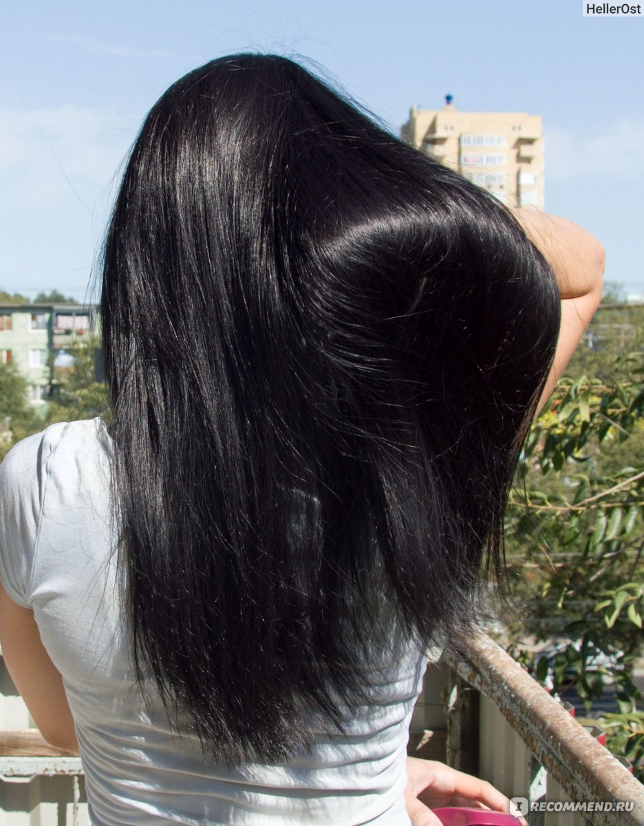 Как влияет хна на черные волосы