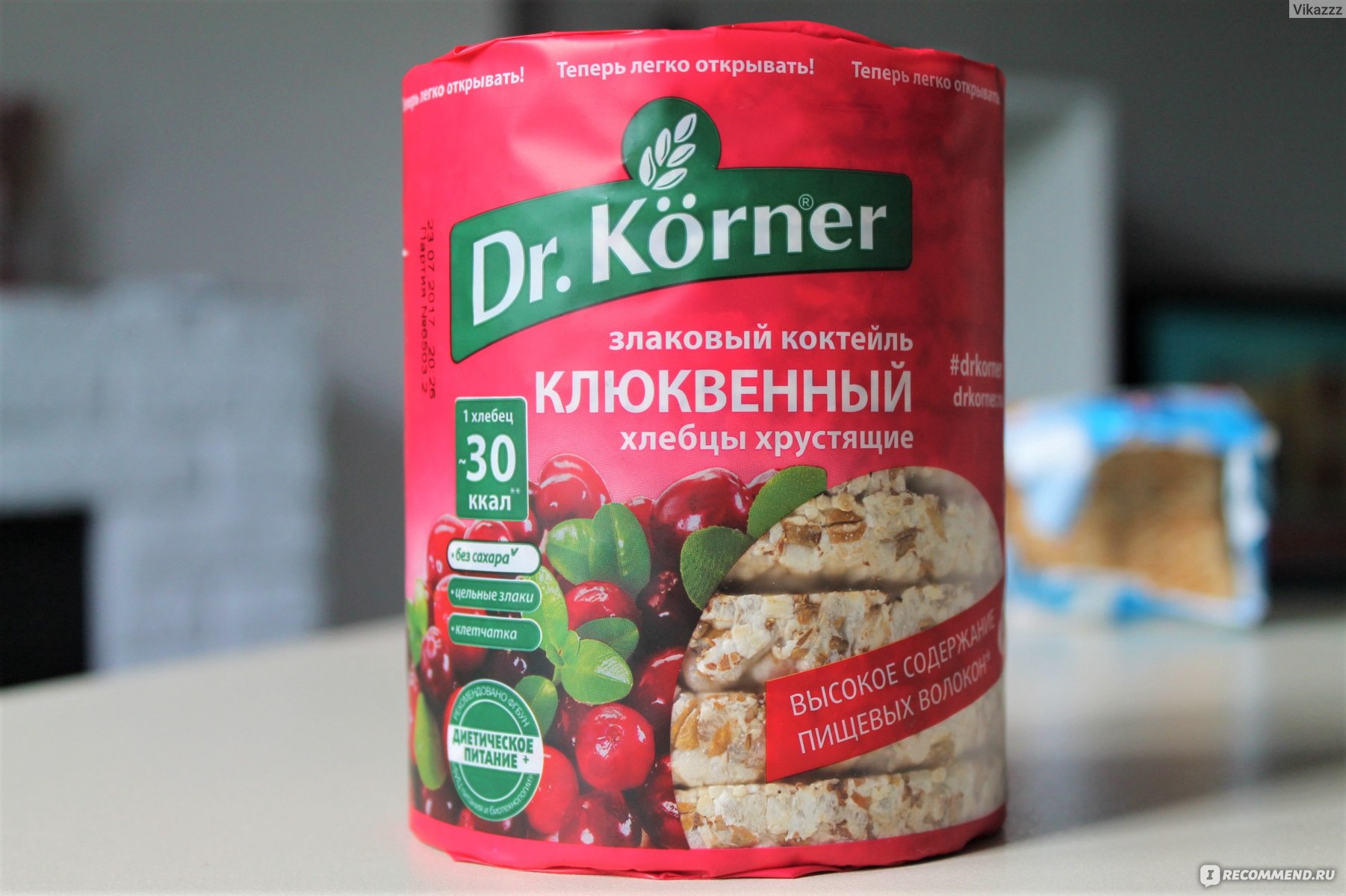 Десерты из хлебцев dr korner