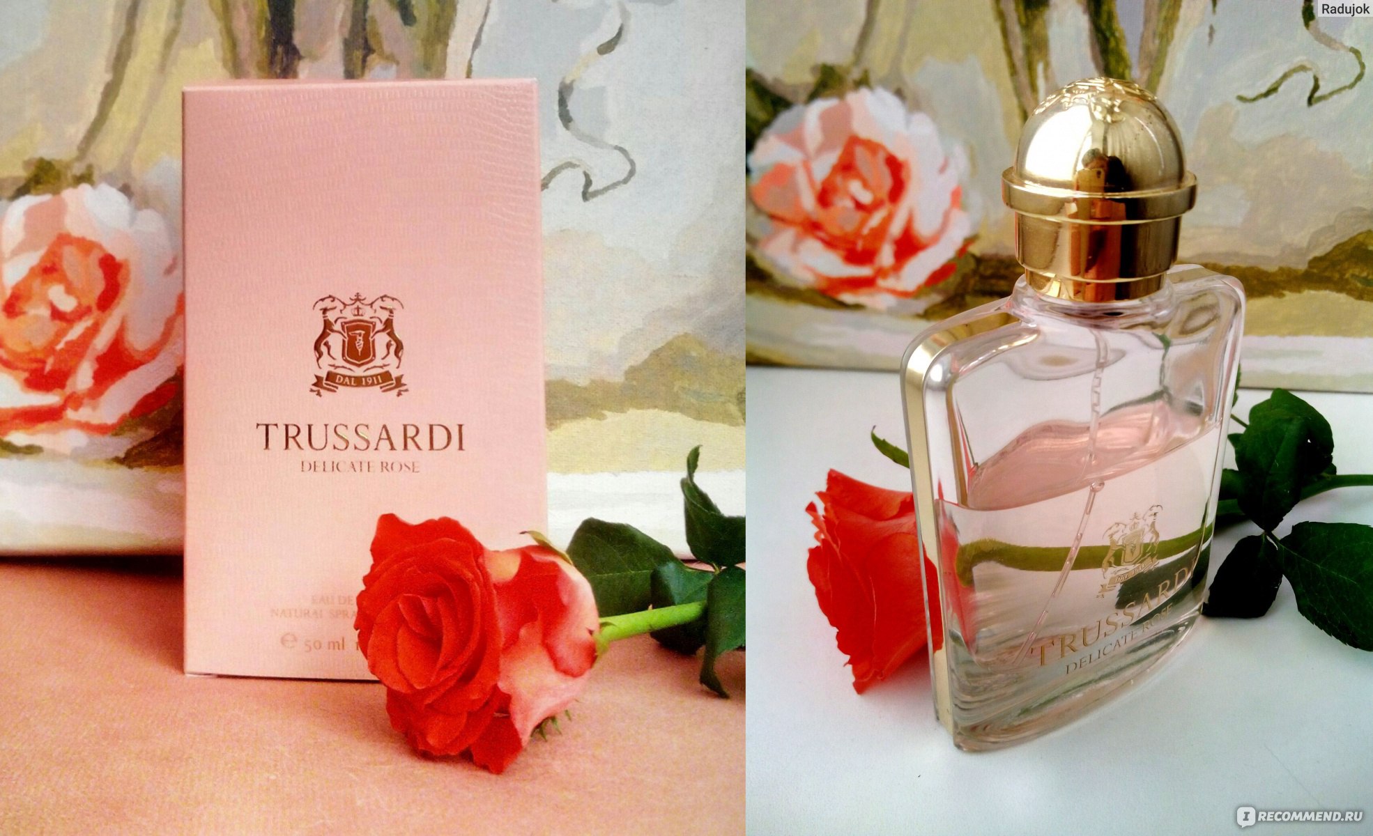 Trussardi delicate rose фото