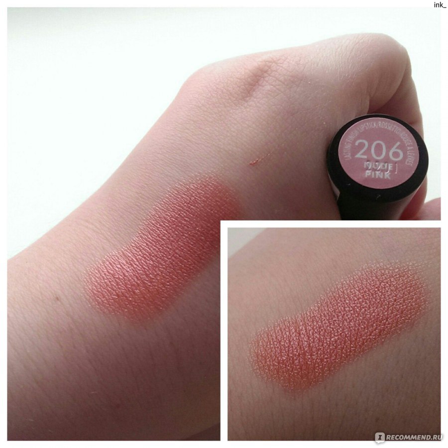 rimmel nude pink 206