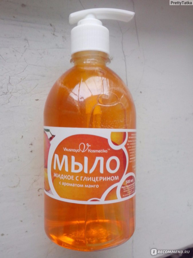 Жидкое мыло ООО "Вкусная Косметика" с ароматом манго фото