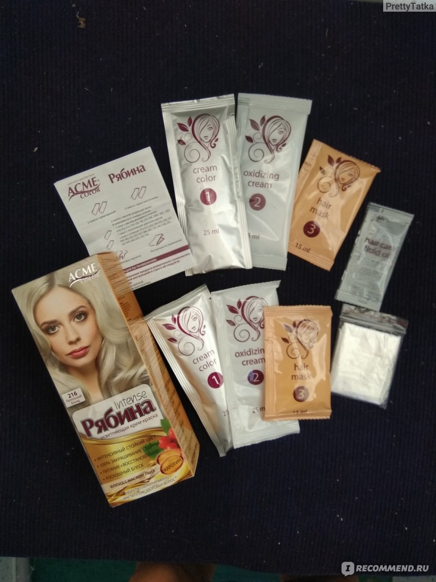 Краска для волос   Acme color Рябина Intense фото