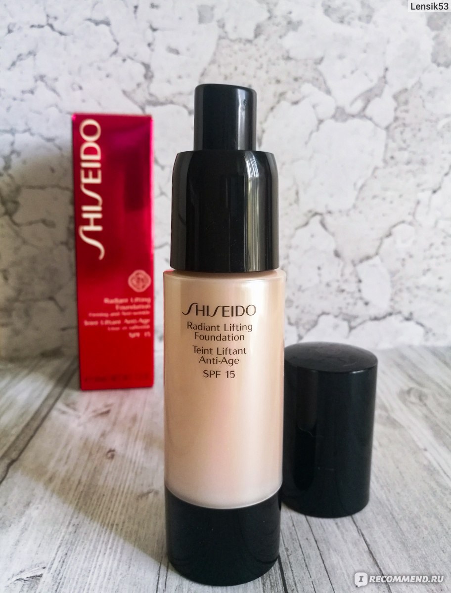 Shiseido skin radiant lifting foundation