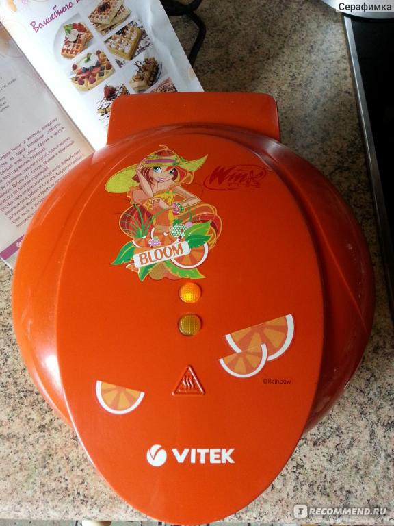 Вафельница для тонких вафель Vitek WINX WX FL, детская купить с доставкой