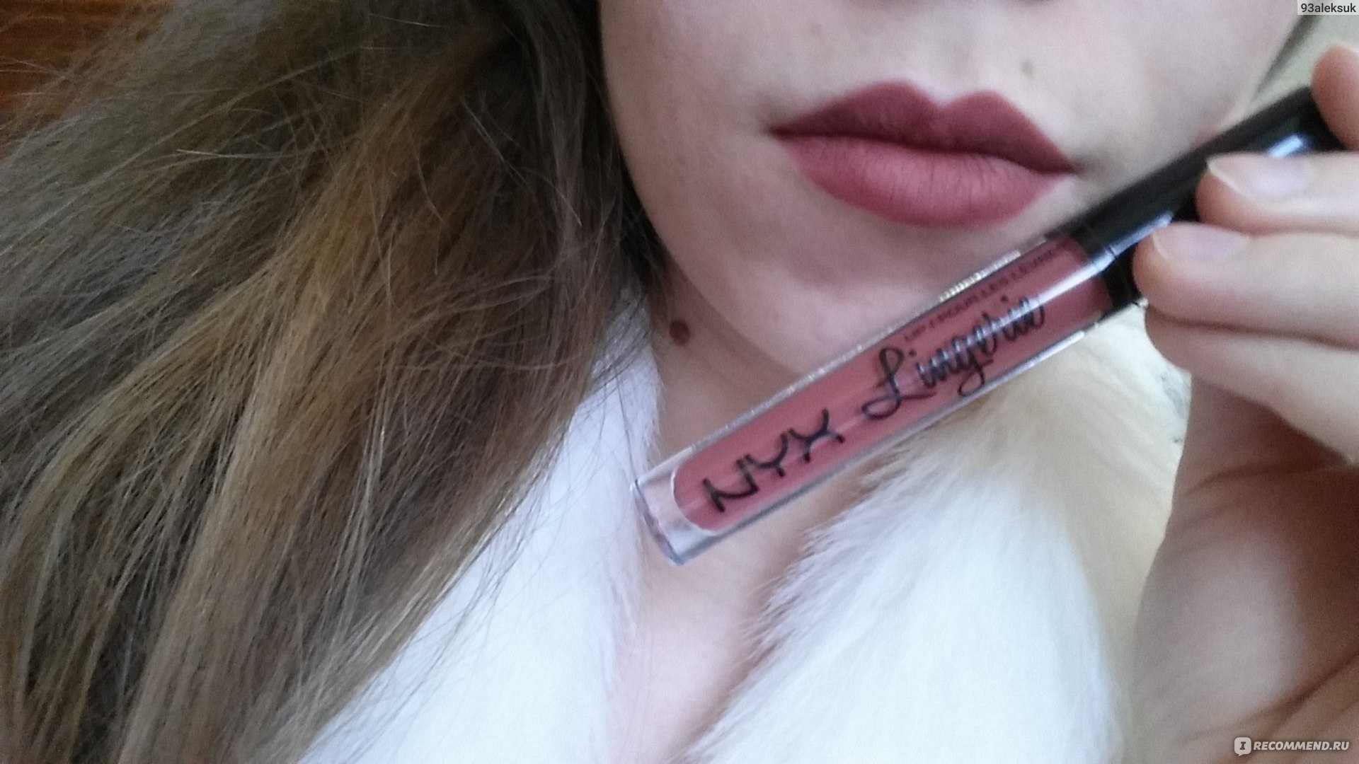 Одна из топовых линеек помад Nyx Lip Lingerie Liguid Lipstick. 