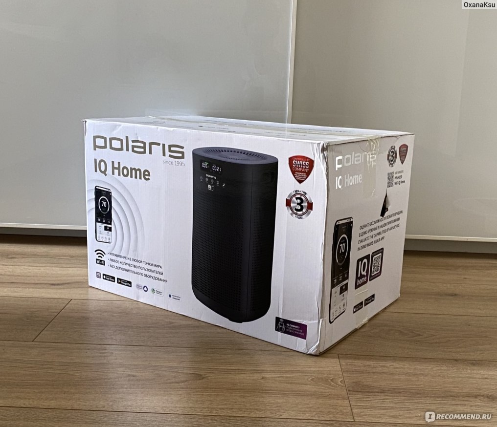 Очиститель воздуха Polaris PPA 4050 WIFI IQ Home - «Очищает воздух от пыли,  аллергенов, вирусов и бактерий.» | отзывы