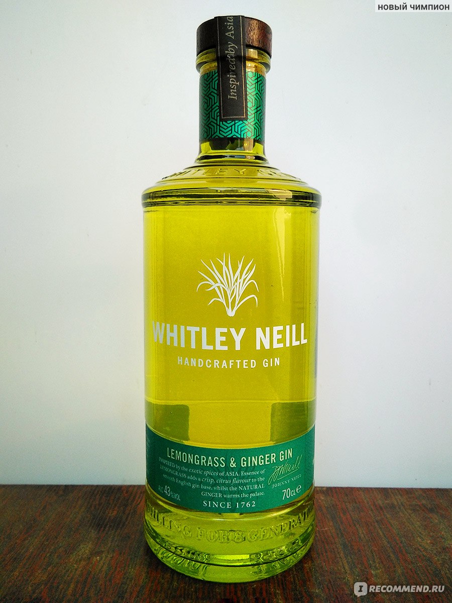 Джин Whitley Neill lemongrass & ginger фото