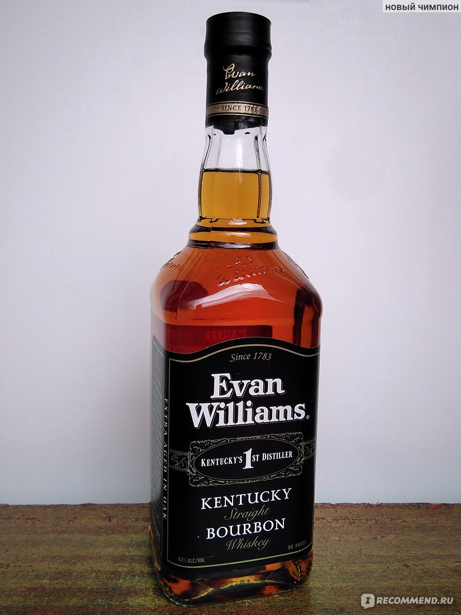 Виски Evan Williams bourbon фото