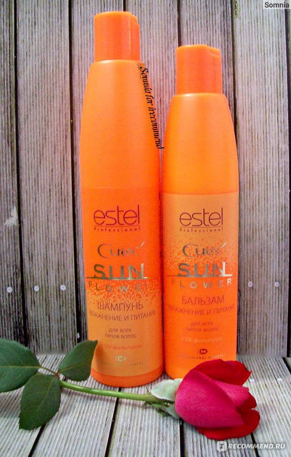 Шампунь эстель защита от солнца. Curex Sunflower. Estel Sunflower спрей. Estel Curex Sun Flower Shampoo шампунь «защита от солнца» с UV-фильтром. Estel Sun бальзам.