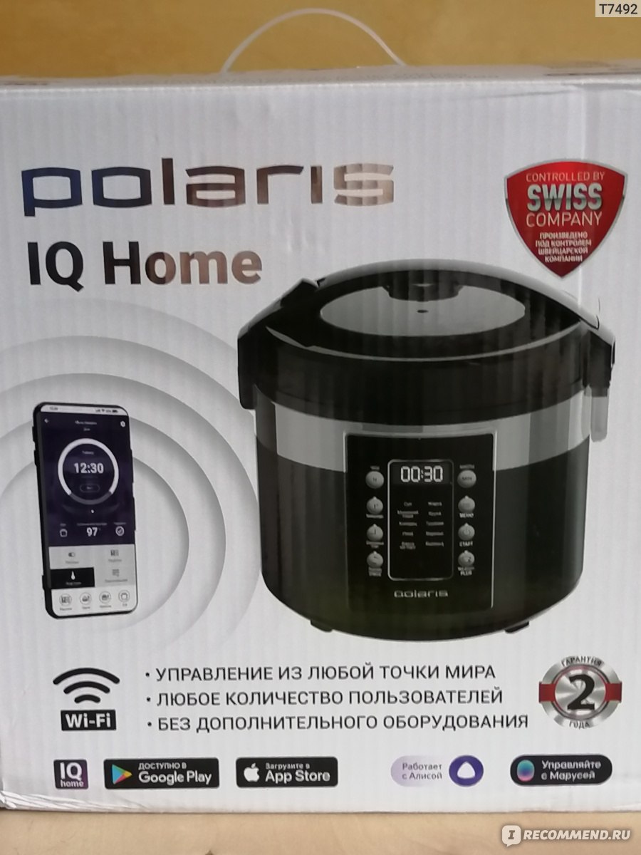 Мультиварка Polaris PMC 0528 Wi-FI IQ Home - «Пусть варит, главное - время  для семьи! » | отзывы