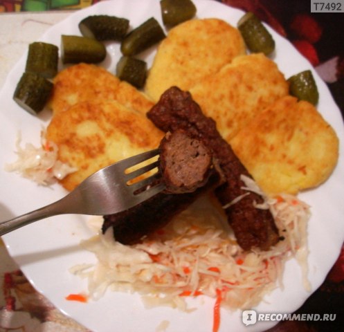 Колбаски Чевапчичи из мраморной говядины Black Angus Мираторг фото