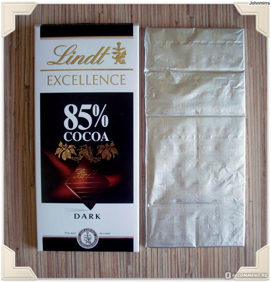 Шоколад Lindt темный 70% какао