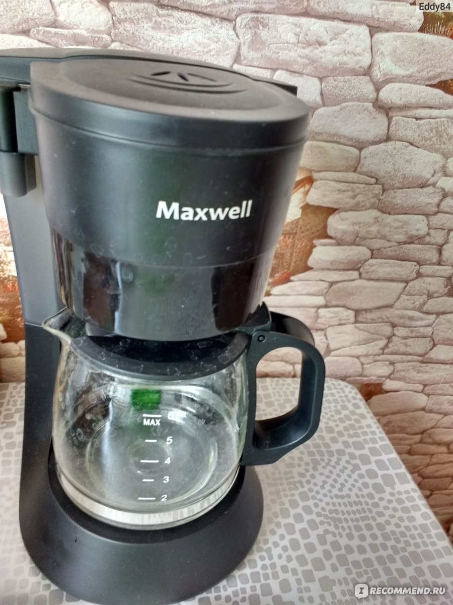 Кофеварка MAXWELL MW-1650 BK - «Простая отличная и недорогая кофеварка для  дома! Что учесть при покупке? Отзыв с фото» | отзывы