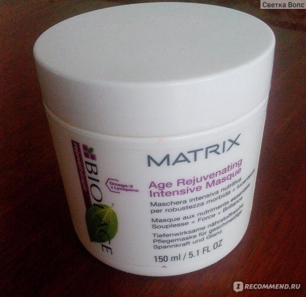 Маска для волос MATRIX Антивозрастная Biolage - «восстанавливает ...