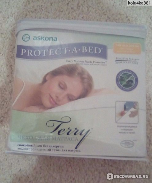 чехол 200*160*35,6 protect-a-bed terry