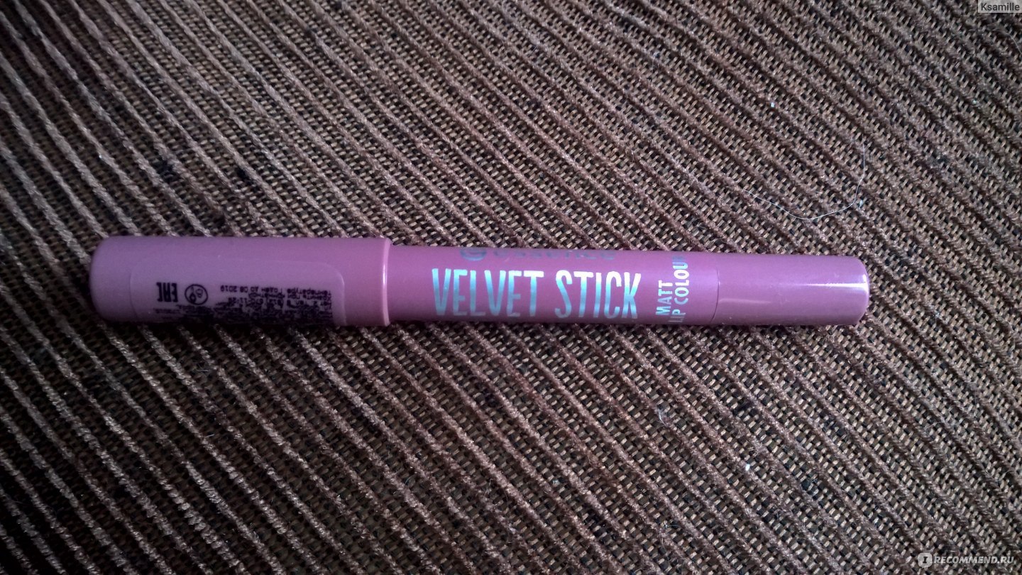 Помада-карандаш для губ Essence Velvet Stick - «пыльная роза от эссенс ...