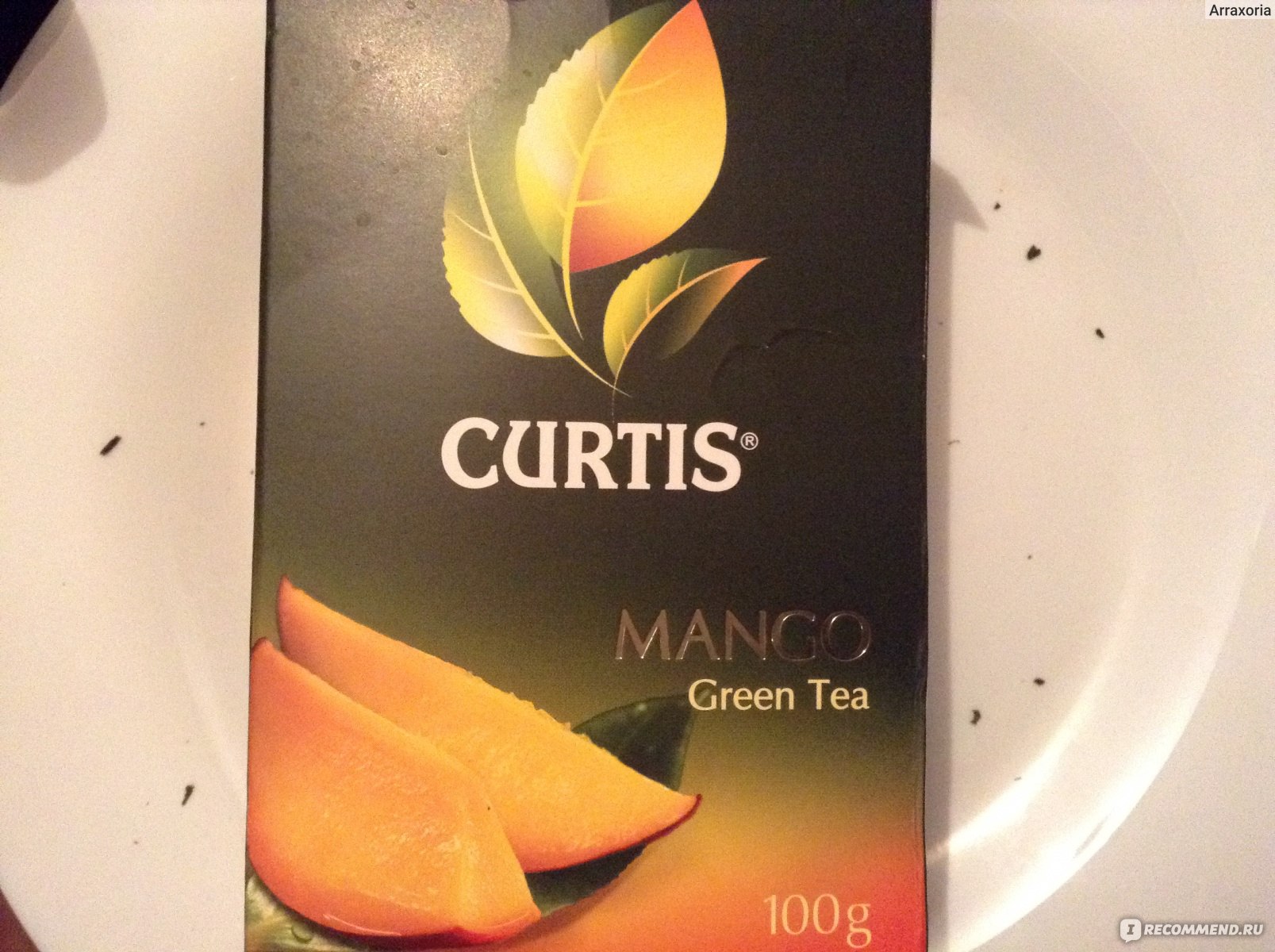 Чай зеленый с манго Curtis