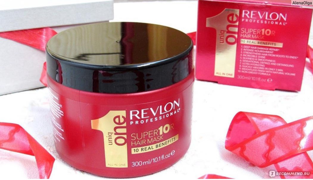 Маска для волос revlon super 10r hair mask uniq one 10 real benefits