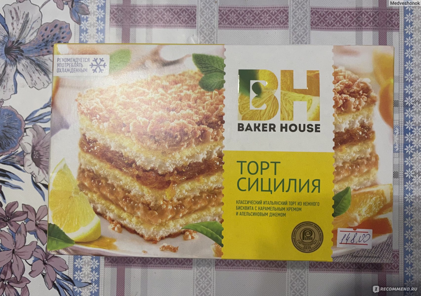 Торт бисквитный Baker House медовик