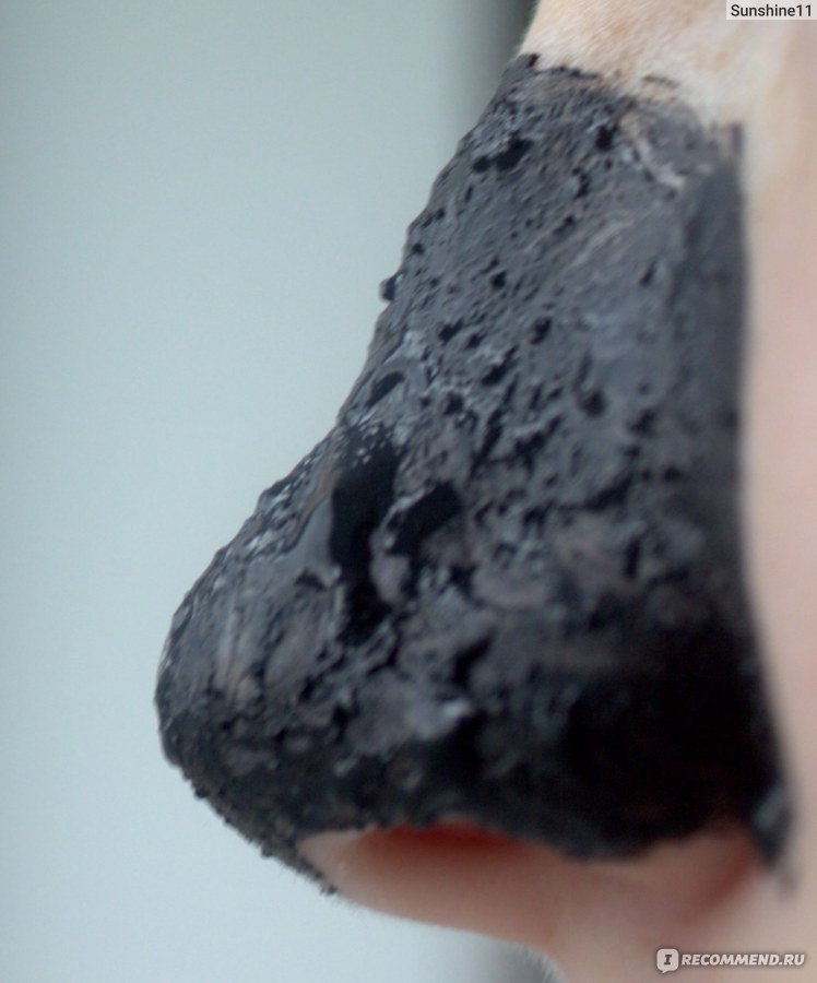 Маска из желатина и активированного угля от черных точек, как сделать