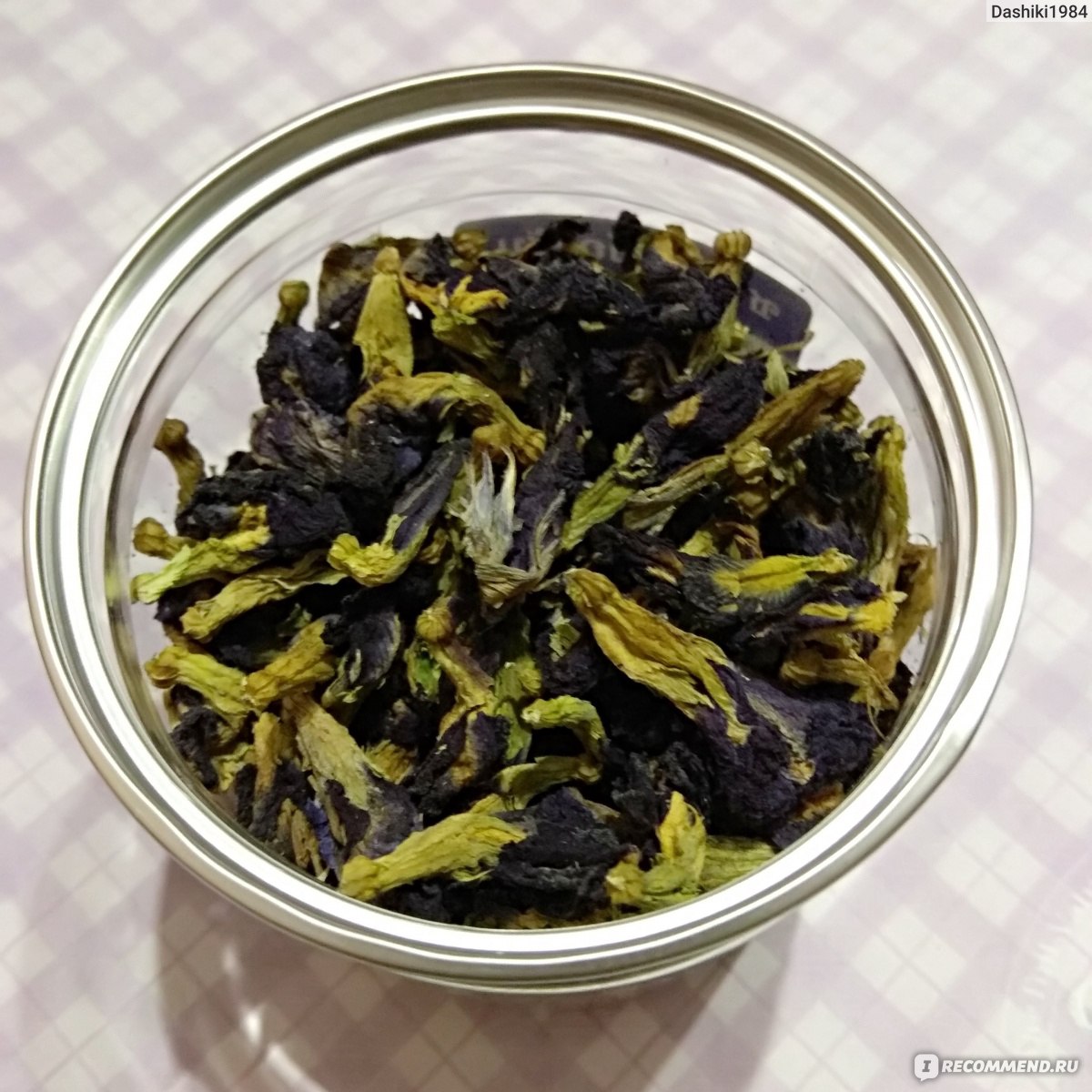 Синий чай Т-Фектори Butterfly Pea Flower Tea Anchan - «Сине-голубой чай ...