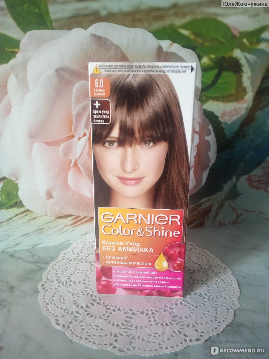 Garnier Color Shine 6.0 темно-русый