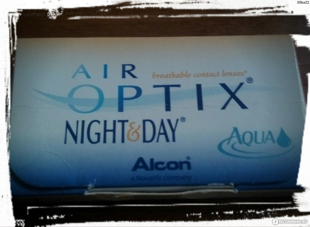 Контактные линзы Alcon Air optix Night & Day Aqua - «Моя прелесть ...