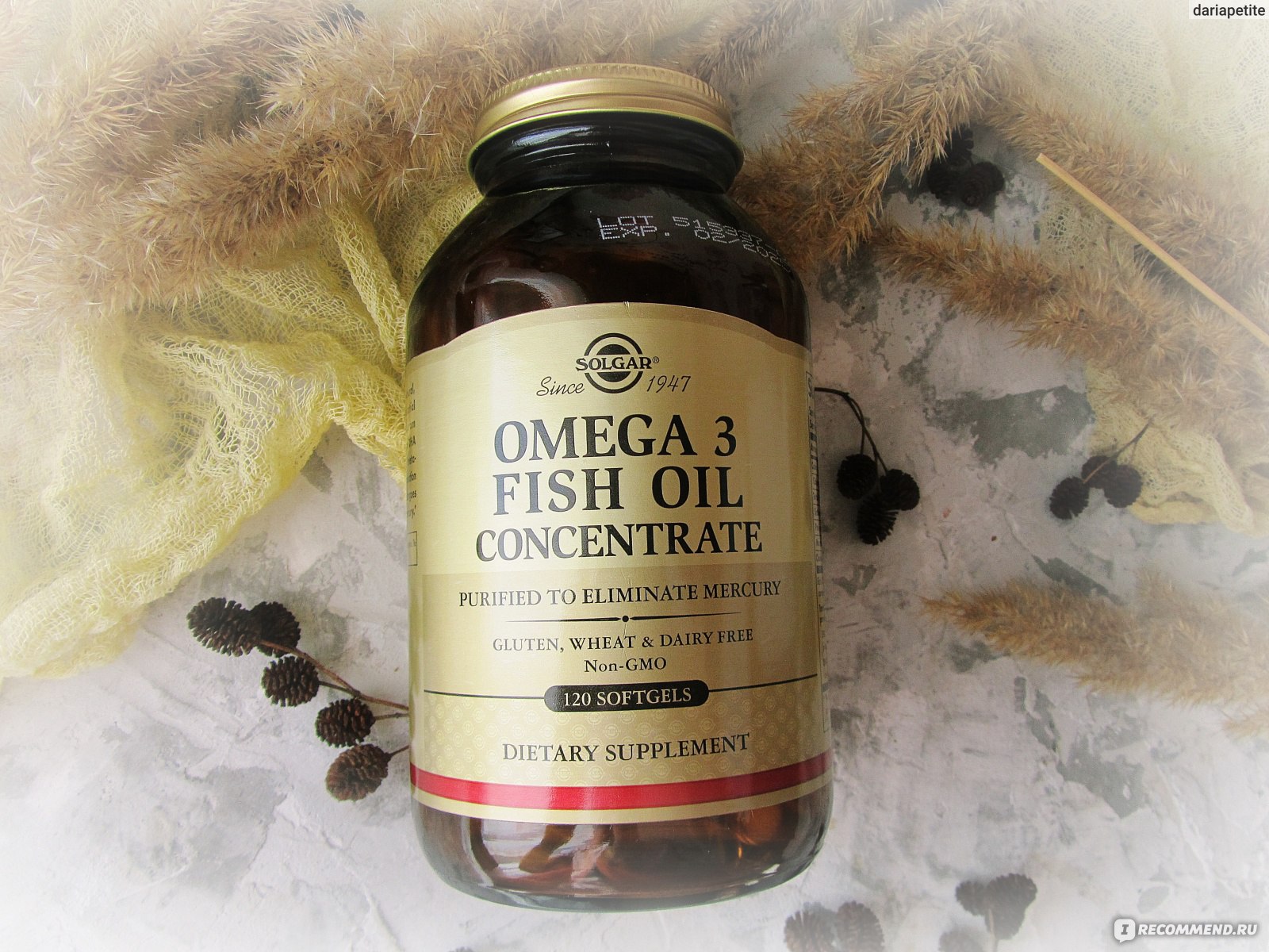 Omega 3 fish oil solgar