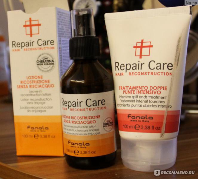 Крем для волос Fanola Intensive split ends treatment Восстанавливающий ...