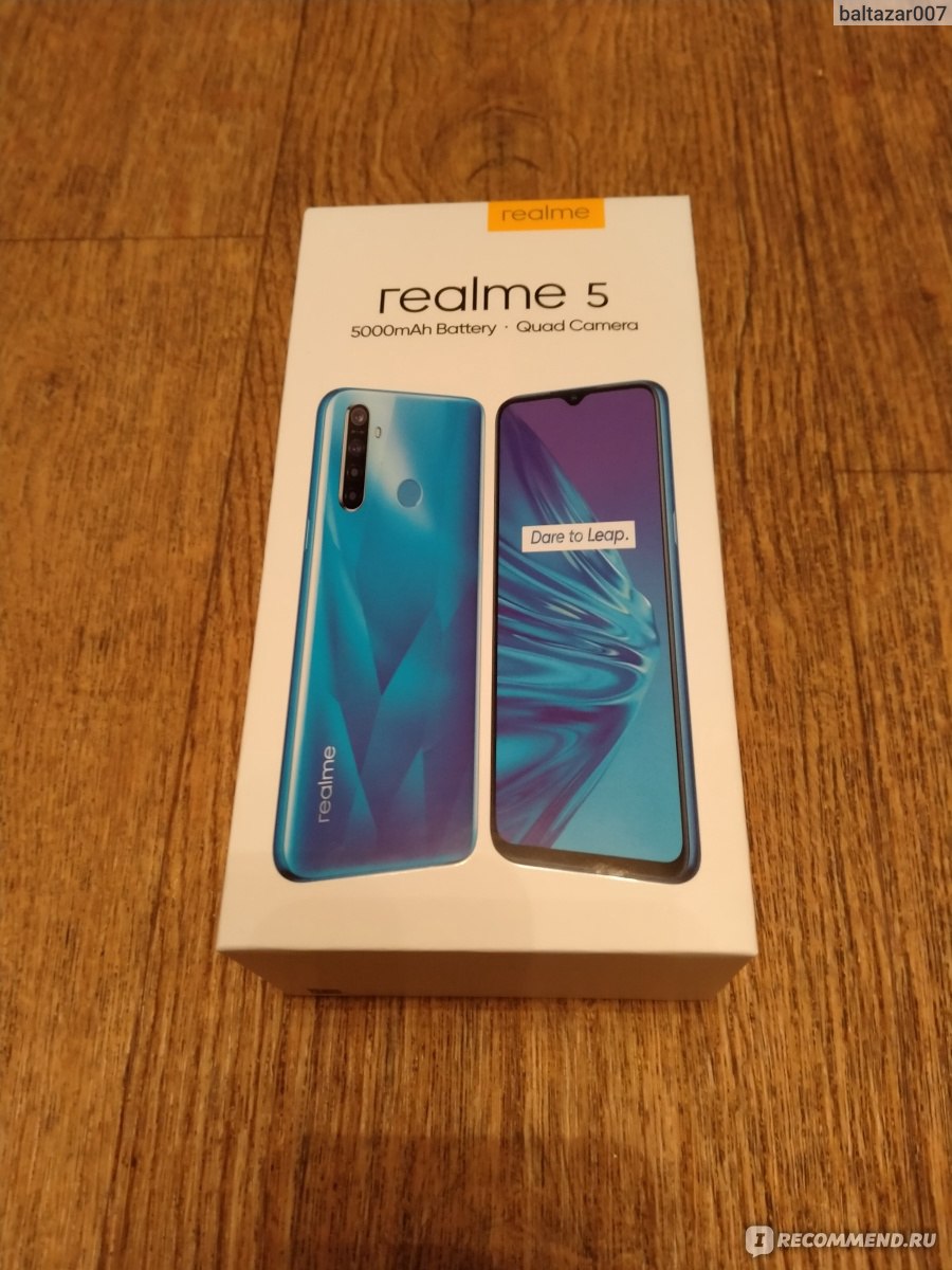 Мобильный телефон Realme 5 RMX1927 - «Realme 5» | отзывы