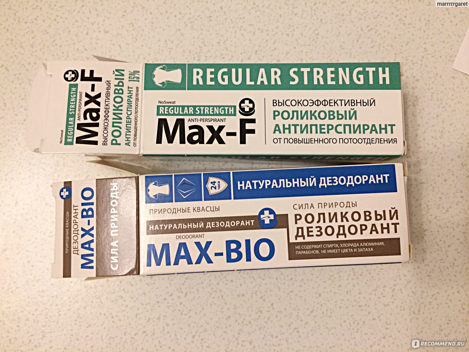 Дезодорант-антиперспирант Max-F Regular Strength 15% фото