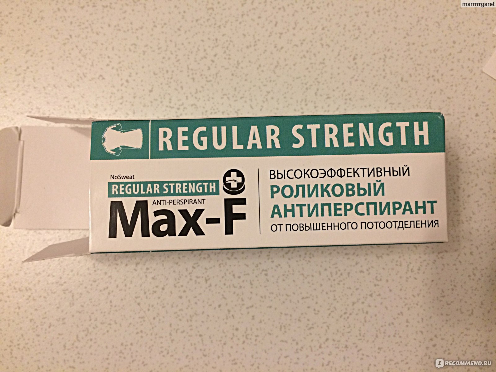 Дезодорант-антиперспирант Max-F Regular Strength 15% фото