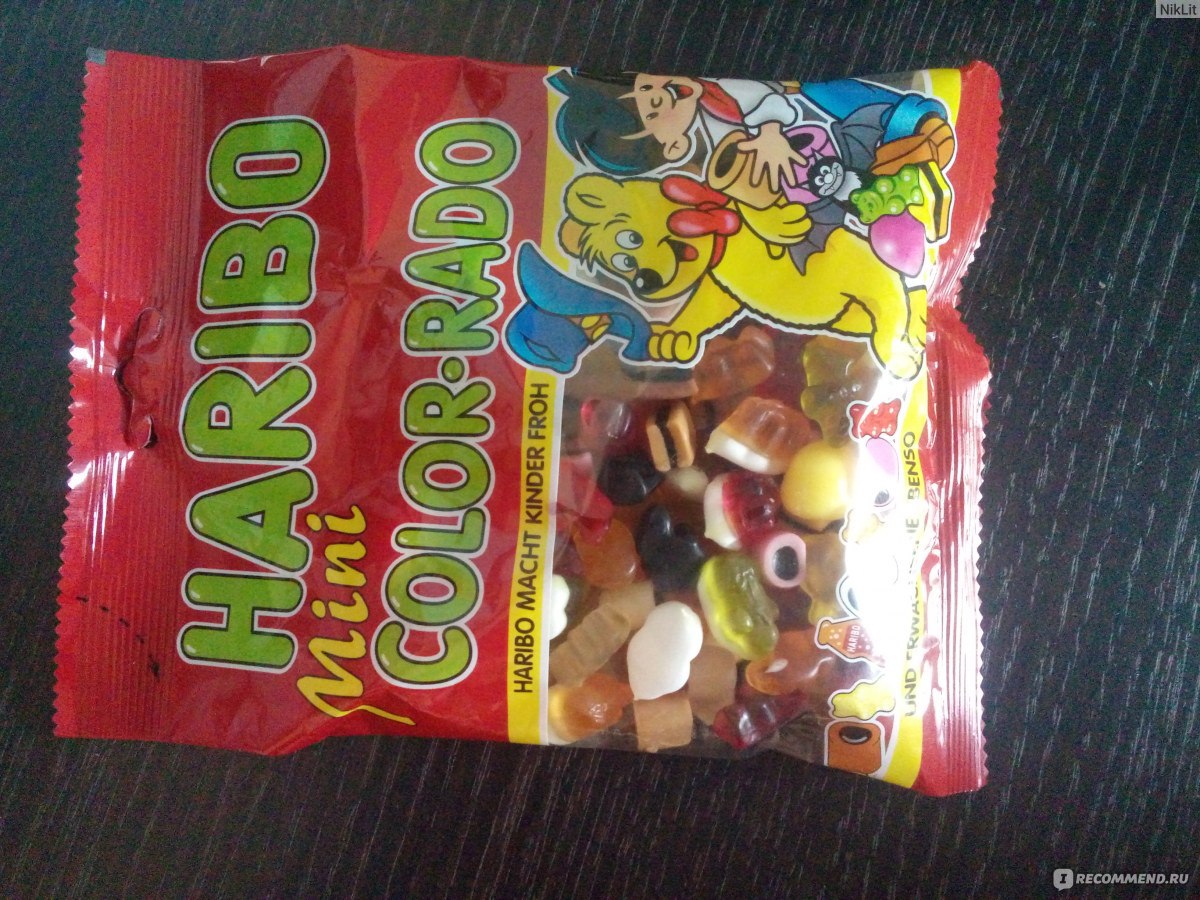 Haribo мармелад самолет