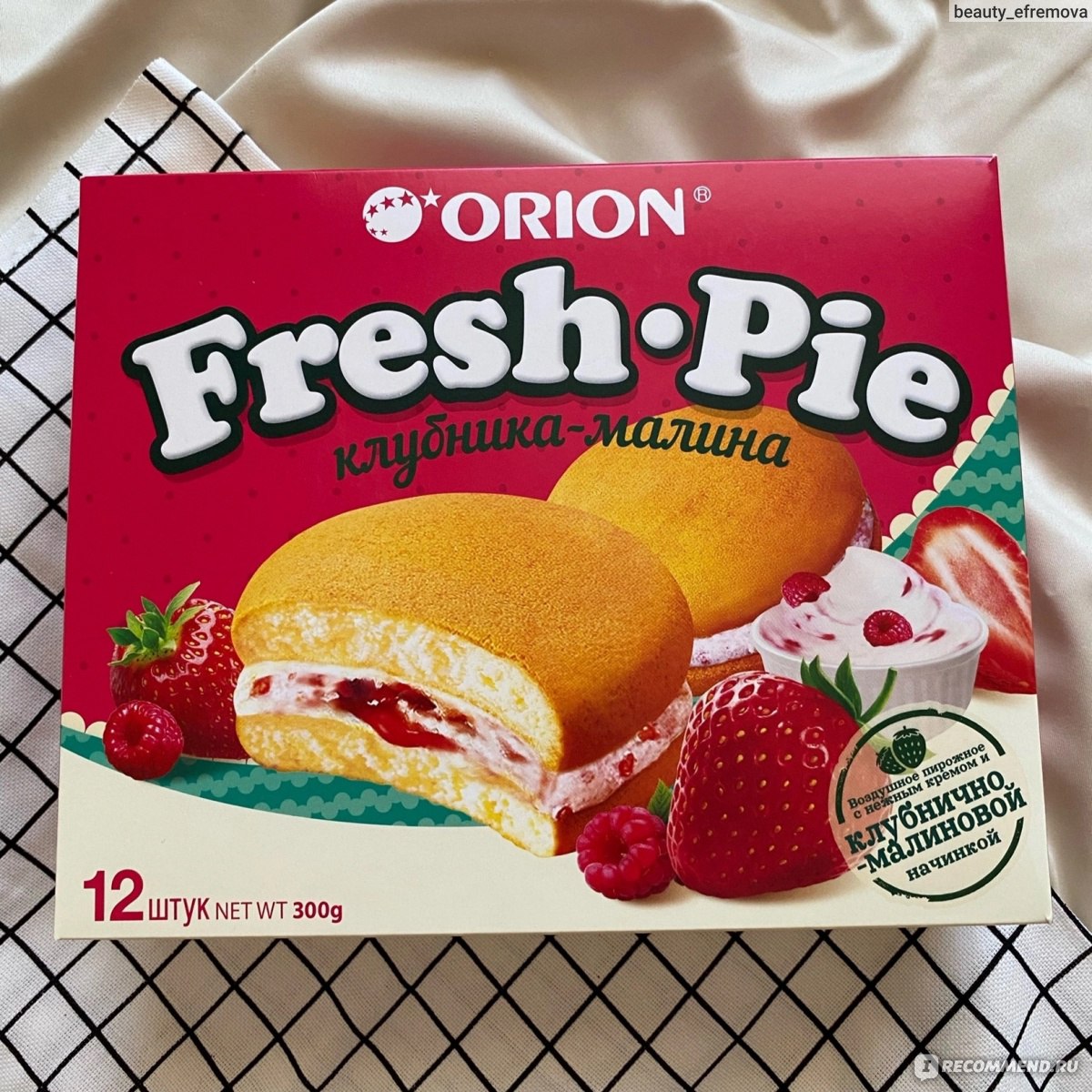 Orion fresh. Фреш Пай Орион. Пирожное Orion "Fresh pie". Fresh pie Orion клубника-малина. Чокопай Фреш Пай.