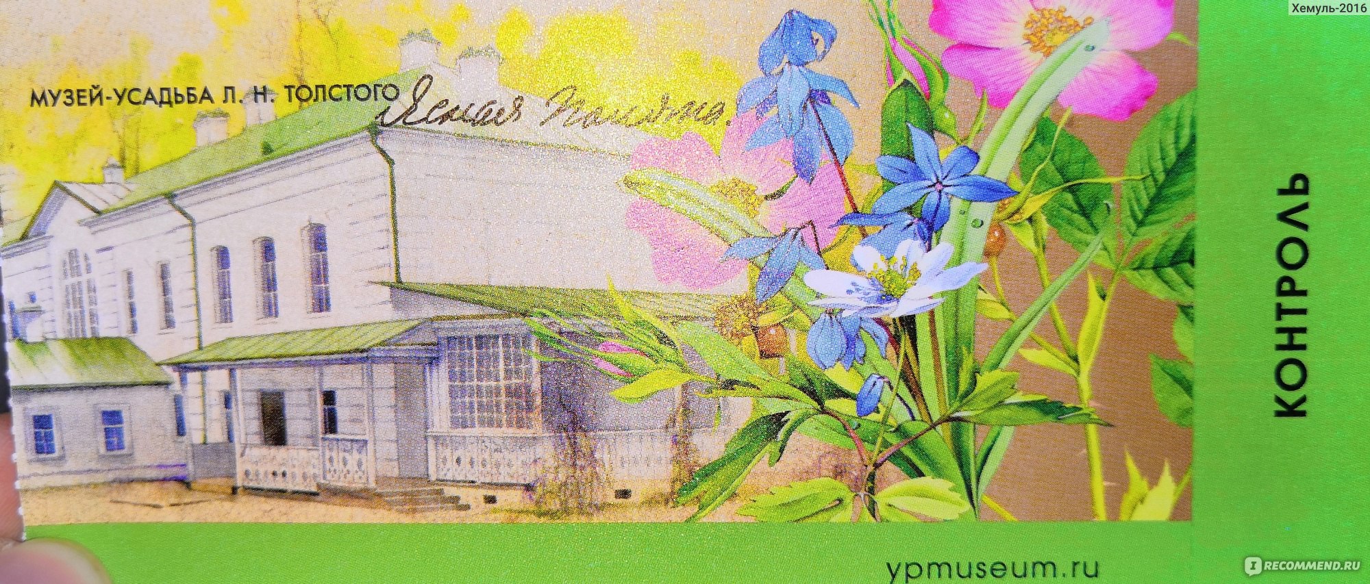 Ясная Поляна Тула рисунок красками билет