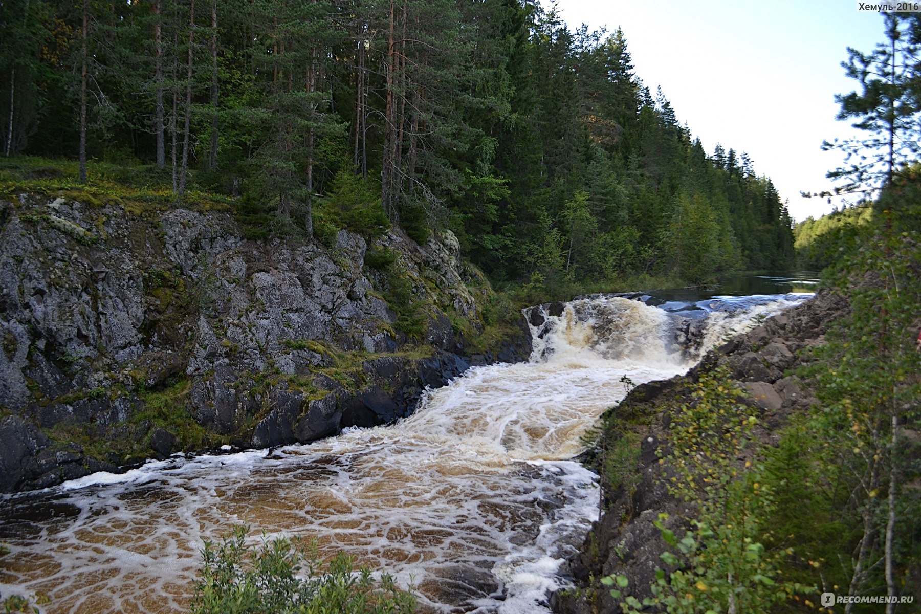 Высота водопада кивач в карелии