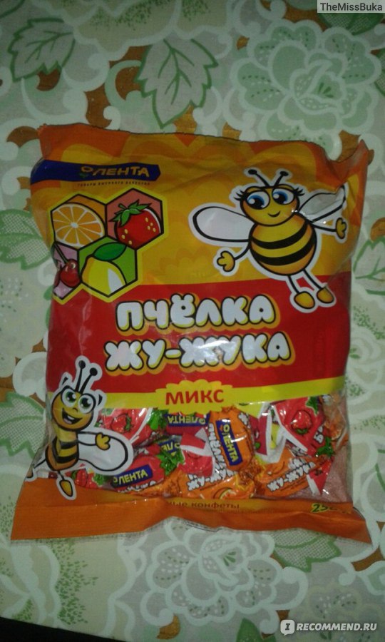 Конфеты Глобус Желейные "Пчелка Жу-жука" - «Это мои любимые конфеты ...
